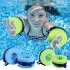 2 Stück Blau/Grün Schaumstoff Schwimmring Wassergymnastik Übung Wasser-Manschette für Knöchel Arm Schwimmtraining Zubehör
