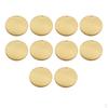 10 Pieces Metal Circle Blank Coin Stamping Charms Tag Pendants