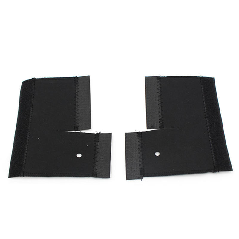 Set 2 Pezzi Protezione Forcella Anteriore Bici Ciclismo Mtb Copertura Avvolgente Imbottita Nera