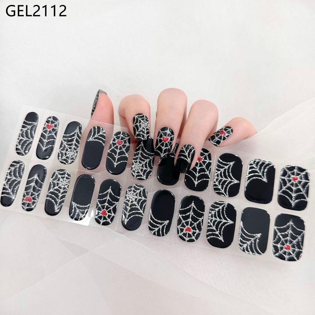 Nail Gel Stickers - No Lamp Needed, Full Coverage