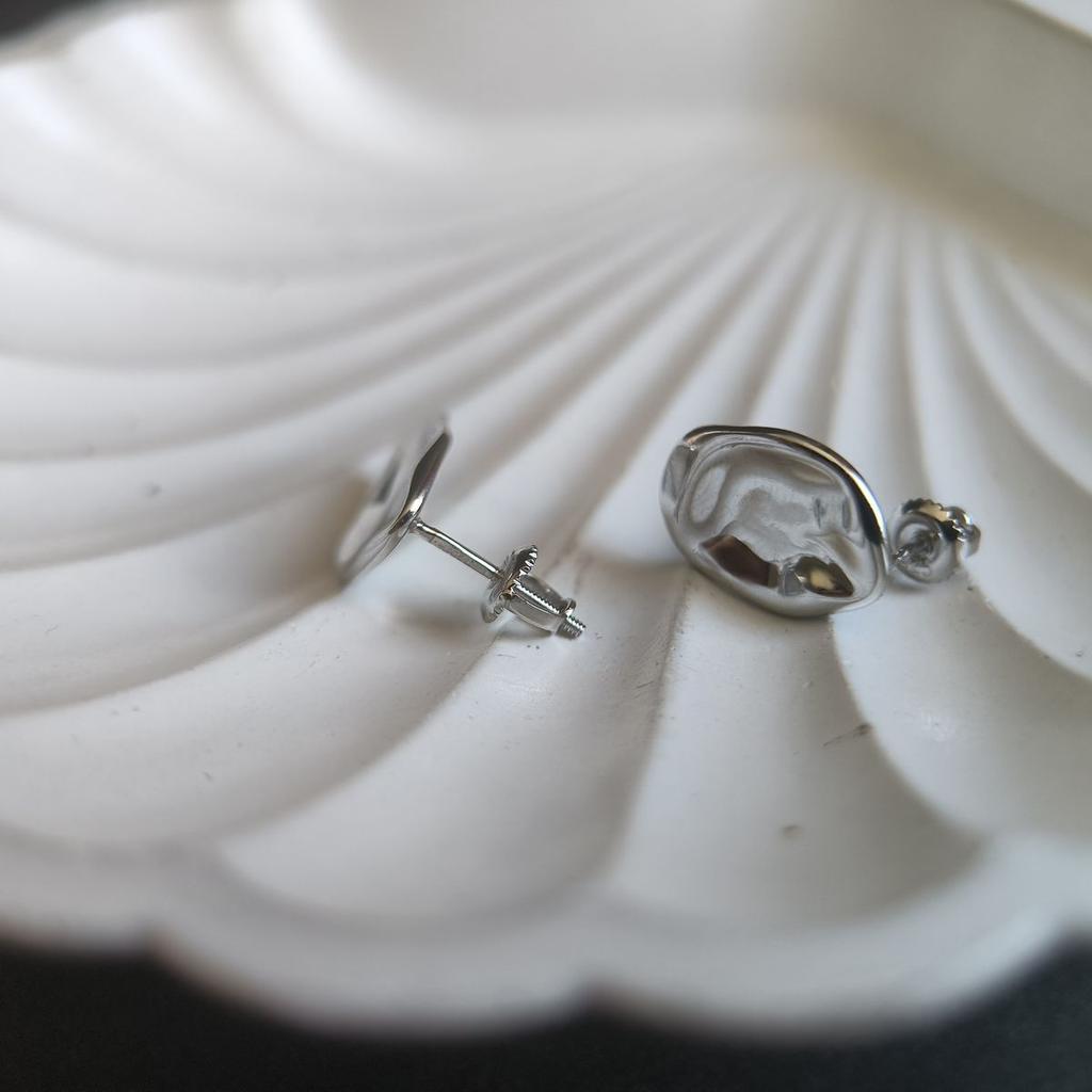 Silver Earrings Without Stones (2187257)