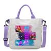 KPOP Demon Hunters Canvas Shoulder Bag for Boys Girls Anime Fashion Crossbody Bags Students Probable Handbag Simple Tote-bag