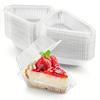 50/100/150 Piezas Contenedor para Rebanada de Pastel Caja Triangular para Pastel Caja con Tapa para Rebanada de Pastel de 8 Pulgadas 6 Pulgadas Postre Sándwich Caja para Llevar