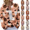 Women's Halloween Knit Button-Front Cardigan Sweater