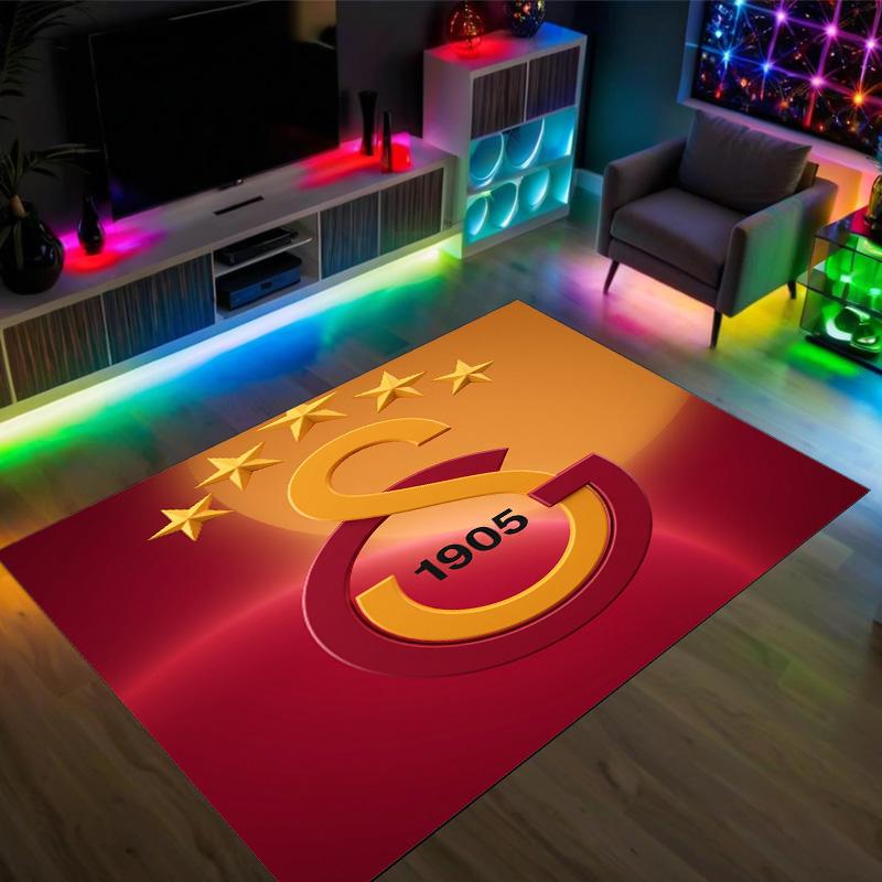 Galatasaray FC Dizajn Křišťálový Zamatový Koberec Útulný Nie?Protišmyková potlačená predložka do spálne, obývacej izby, predsiene
