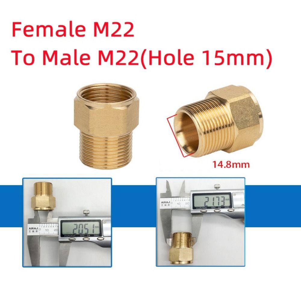 1Pcs Pipe Fitting Hose Connector F/M Transitional Joints for High Pressure Washer Torch