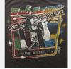 Maglietta VTG BOB SEGER THE SILVER BULLET BAND Classica Nera Unisex S-45XL