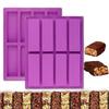 8-Cavity Silicone Baking Mould Rectangl Chocolate Fondant Molds Making Chocolate Bar Mold Soap Handmade Supplies