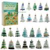 Sea Glass Christmas Tree Advent Calendar with Ornament Pendant