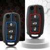 Guscio Protettivo per Chiave Auto Per Volkswagen Polo Passat b5 Golf 4 5 6 MK5 MK6 Eos Bora Beetle TSI Nuovo Design Custodia in Silicone