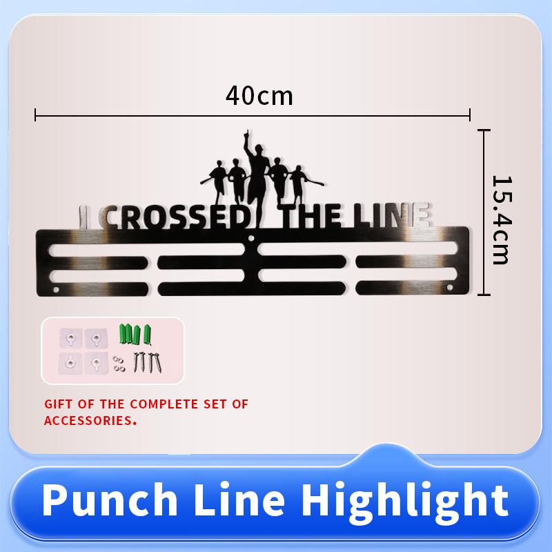 Wall Mounted Medal Rack Independent Station Metal Medal Rack Stainless Steel Medal Display Marathon Medal Hanger