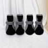 Bottes de Pluie pour Animaux, Coussinets pour Petits Chiens, Chaussures pour Chiens en Silicone