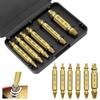 Broken Screw Extractor Kit - AIMOONSA - 6 Pieces - HSS 4341 - 5 Sizes - Easy Removal