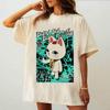T-shirt Dandadan Donna Retro Traspirante Gotica anime Y2k T-shirt Estetica Cultura Pop Grafica Digitale Psichedelica Traspirante