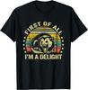 Opossum Possum First Of All I'm A Delight Sarcastic Angry T-Shirt
