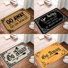 Go Away Welcome Entrance Doormat Home Decor Carpet Indoor Outdoor Floor Mat Living Room Bedroom Bath Kitchen Rug