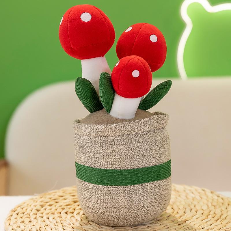 Succulent Potted Doll Pine Tree Ornaments Fun Simulation Tulip Plants Home Study Living Room Decoration