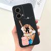 For Motorola Moto G85 5G Case Cute Astronaut Girls Soft Silicone TPU Phone Cover For Moto G85 2024 Funda G 85 MotoG85 Matte Case
