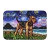 Custom Red Cocker Spaniel Starry Night Doormat Non-Slip Entrance Bath Kitchen Floor Door Mat Pet Dog Lover Toilet Carpet Rug