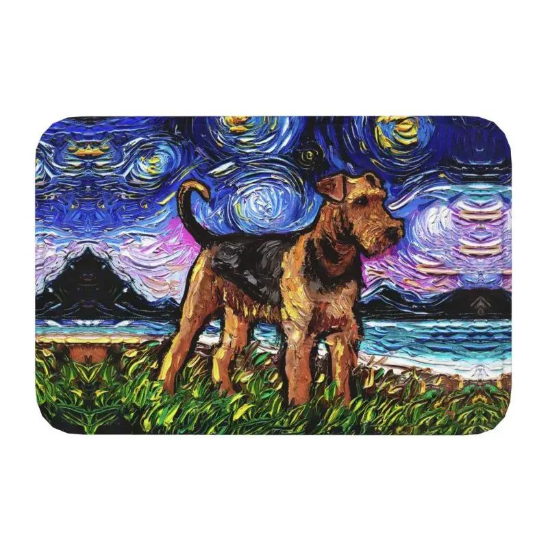 Custom Red Cocker Spaniel Starry Night Doormat Non-Slip Entrance Bath Kitchen Floor Door Mat Pet Dog Lover Toilet Carpet Rug