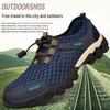 Atmungsaktive Herren Wasserschuhe für Outdoor-Wanderungen: Netz- und Farbblock-Design