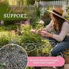 Flower-Shaped Iron Plant Support Frame for Borders