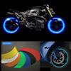 1 komplekts ar 16 gab riteņu uzlīmēm, atstarojošām malām, lentes motocikla motocikla uzlīmes, kas paredzētas Honda, Kawasaki Z750 Z800, YAMAHA MT07