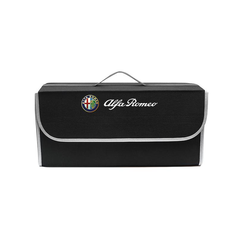 High-capacity Car Storage Box Organizing Bag Trunk Tools Case Auto Accessories For Alfa Romeo 4C 159 166 Spider Giulia Giulietta