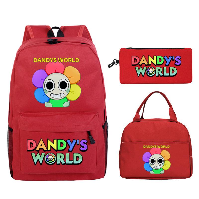 Game Dandy'S World Around Personalized Print Student Bag Casual Pencil Bag Lunch Bag