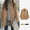 Winter Coat Women Are Thin, Temperament Is Thickened, All-match Woolen Loose Suit Woolen Coat