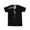 T-shirt da uomo/donna in cotone stile boyfriend Kara in piedi della serie TV Supergirl