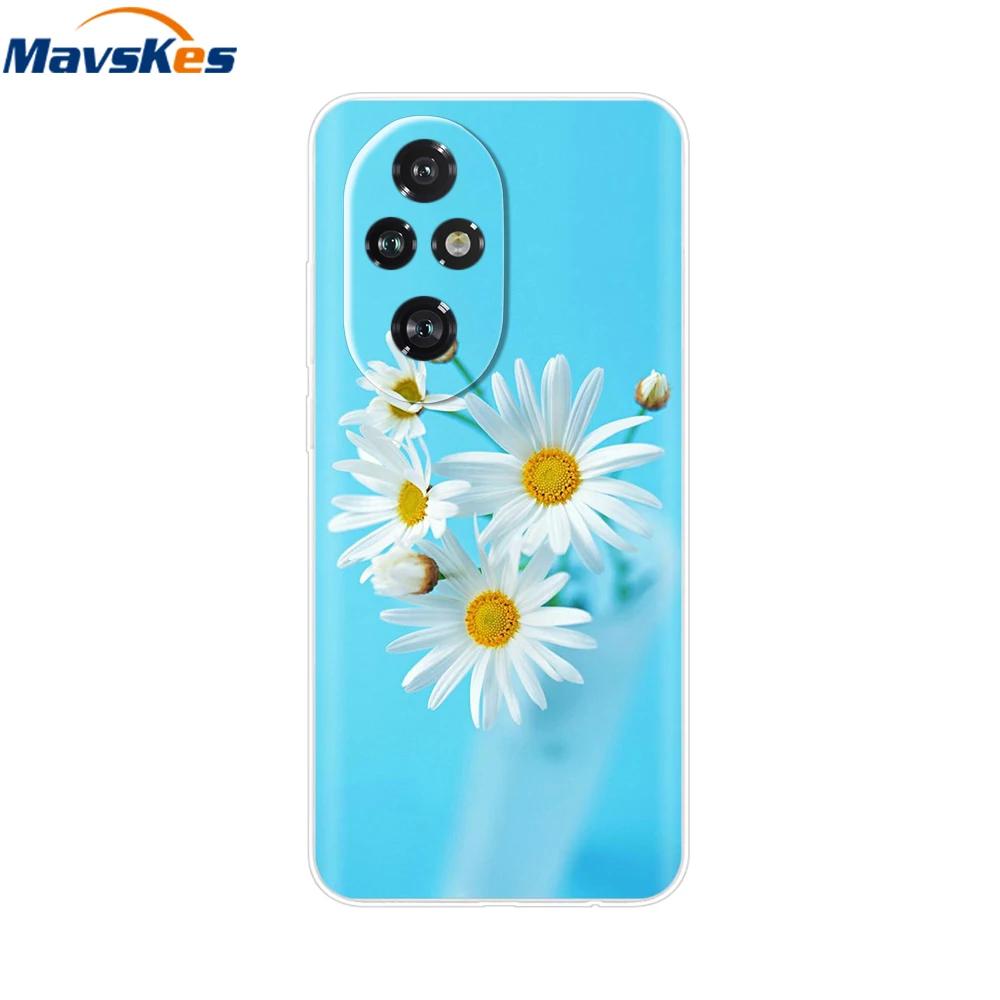 Para Honor 200 Capa Desenho Animado Adorável Silicone TPU Macio Capas de Telefone para Para Honor 200 Pro Honor200 Lite Transparente Capas Honor200