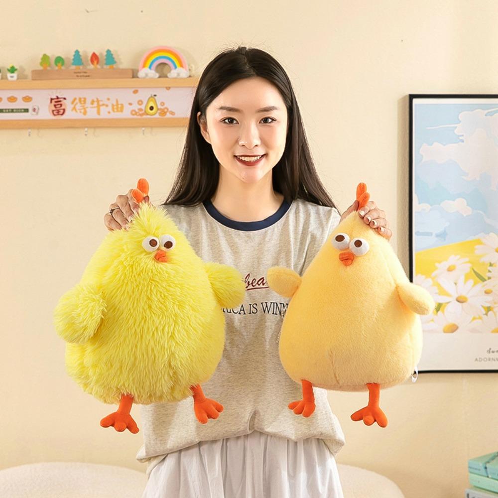 Soft Chicken Plush Toy Stuffed Plush Dundun Chicken Toy Chicken Plush Pillow Home Decor