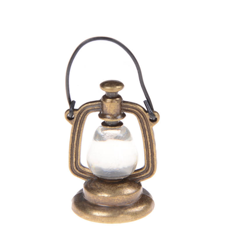 1PC/5PCS Dollhouse Miniature Christmas Park Street Lamp Doll Streetlight Decor Mini Garden Landscape Village Decoration DIY Toys