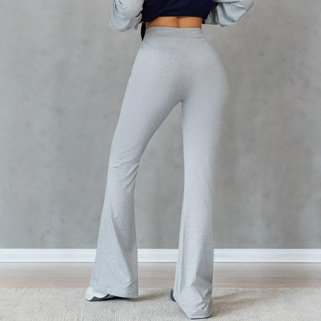 Ladies' Outdoor Leisure Yoga Exercise Slim Fit High Waist Trumpet Drawstring Pants
