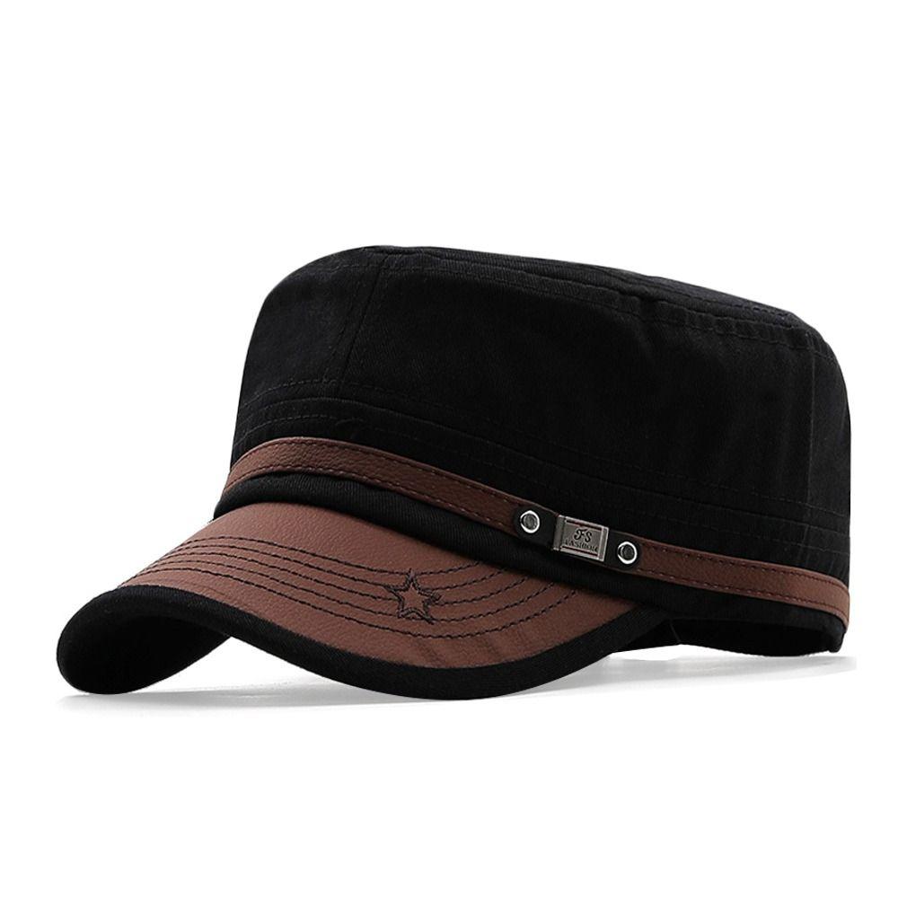 Spring Summer Breathable Adjustable Cadet Hat Hat Sun Cap Baseball Cap