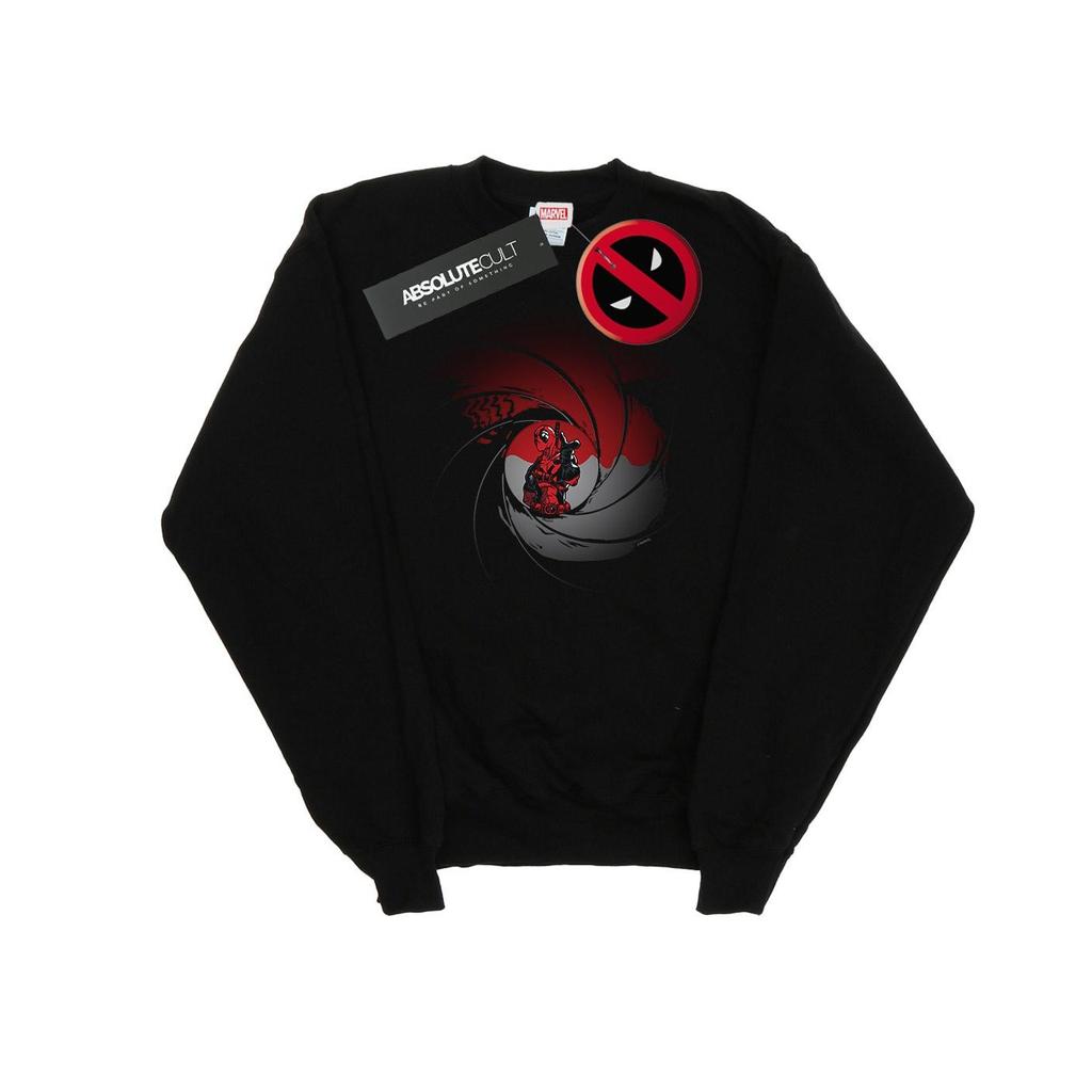 Marvel Felpa da uomo Deadpool Gun Barrel