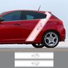 2PCS Car Side Body Stickers Decal For Giulia Giulietta 159 156 MITO Stelvio 147 Sportiva Duetto GT Tuning Accessories