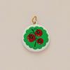 Heart-shaped Square Plate Animal Pendant DIY Jewelry Accessories, Copper-Plated, Fashionable and Colorfast