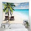 Bohemian Tapestry Nordic Tropical Beach Tapestry Mandala Wall Hanging Hippie Bedroom Decor Psychedelic Tapestry