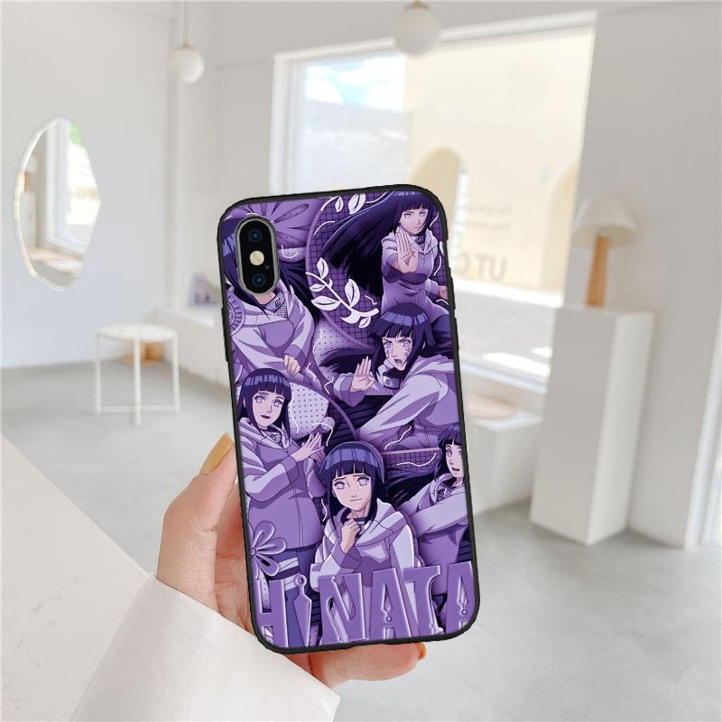 LO66 Naruto Hyuuga Hinata Soft Shell Phone Case for Xiaomi Poco C40 C50 C51 C55 C65 C71 C75 F3 F5 F6 F7 M2 M3 Pro Ultra