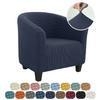 Club Chair Cover Stretch Tub Sofa Slipcovers Solid Armchair Cover Polar Fleece Couch Covers For Study Bar Counter Living Room