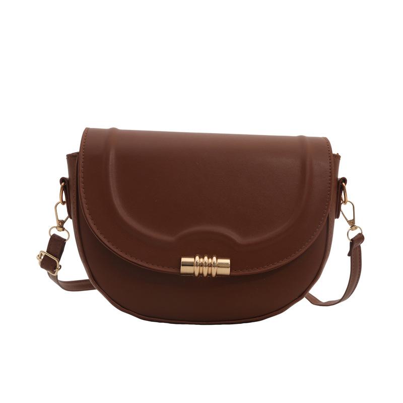 New High-end Texture Niche Spring and Summer Fashion Versatile One-shoulder Crossbody Bag Fashionable Saddle Bag