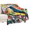 Akahi Sunbird Throw Blanket Halloween Plush Luxury Brand Personalized Gift Blankets