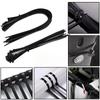 800pcs Self-locking Plastic Nylon Tie Black Cable Tie Fastening Ring Cable Tie Zip Wraps Strap Nylon Cable Tie Set For Home