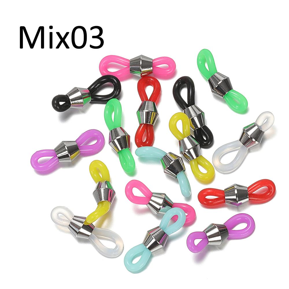 50 pièces Chaîne de lunettes Connecteur en caoutchouc Connecteur de monture de lunettes Attache pour chaîne de support de lunettes de soleil Accessoires de collier