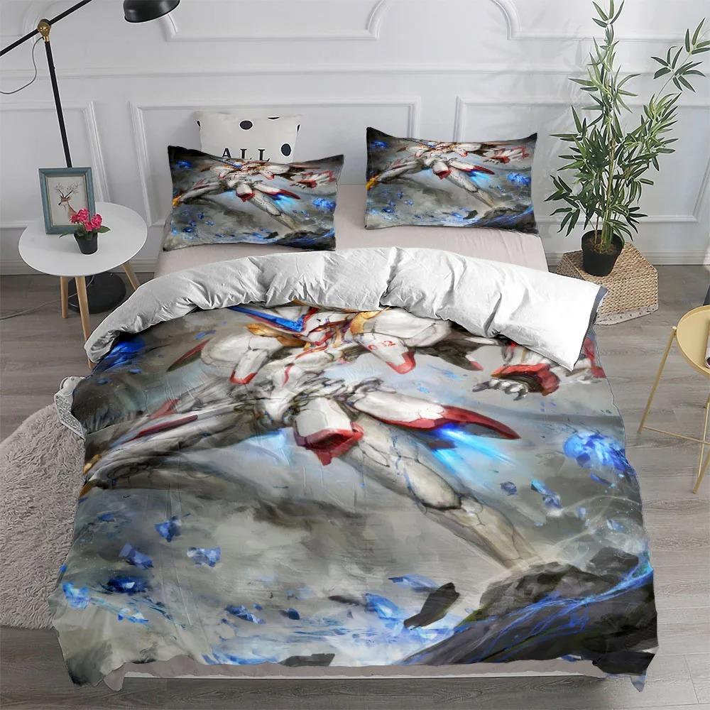 Gintama Anime Duvet Cover Set King Queen Double Full Twin Single Size Soft Bed Linen Set for Fans
