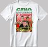 Gino D'Acampo Lustiger Koch Kurzarm Weiß-Schwarz Herren- / Damen-T-Shirt E300