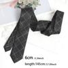 Men Black Jacquard Necktie Bowtie Set Wedding Gifts for Man Elegant Stripe Silk Tie Formal Business Designer Fashion Accessories