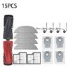 Roborock Saros 10/Roborock S9 MaxV Ultra Robot Vacuum Spare Parts Main Side Brushes Mop Cloths HEPA Filters Dust Bags Accessorie